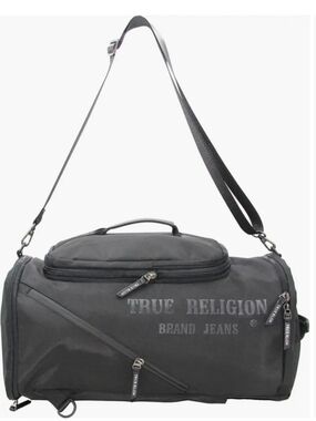 True Religion Switch Convertible Duffel Backpack In All Black